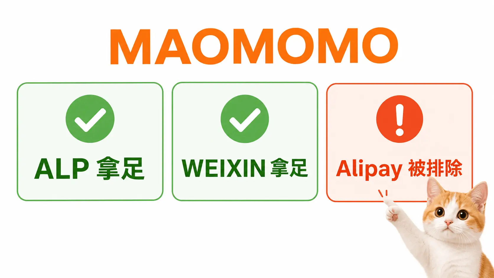 MAOMOMO 建银亚洲飞常赏 ALP WEIXIN Alipay 入账名对比图