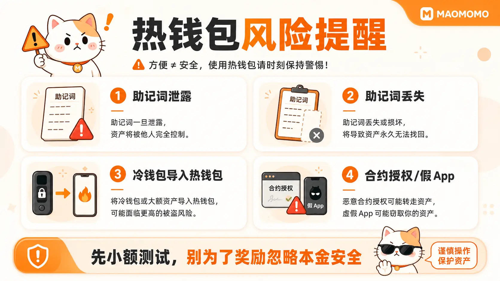 Coinbase Wallet USDC 奖励风险提醒图