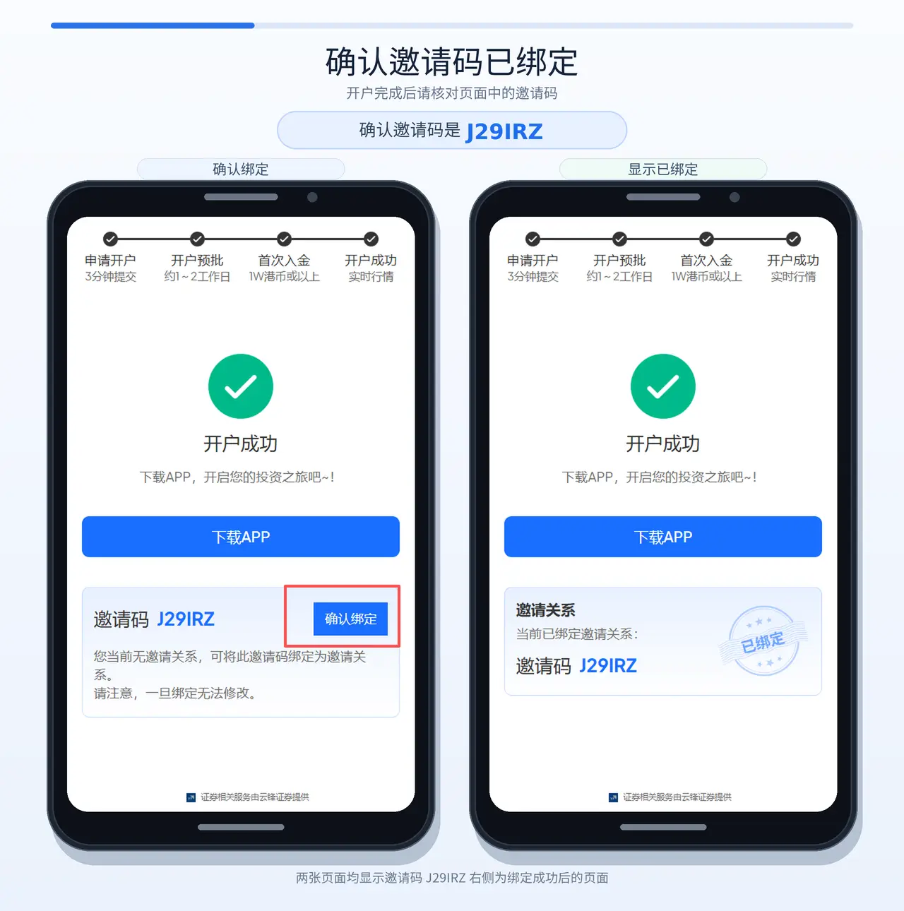 yunfeng-youyu-bonus-2026-invite-confirmation-03 确认邀请码已绑定 J29IRZ