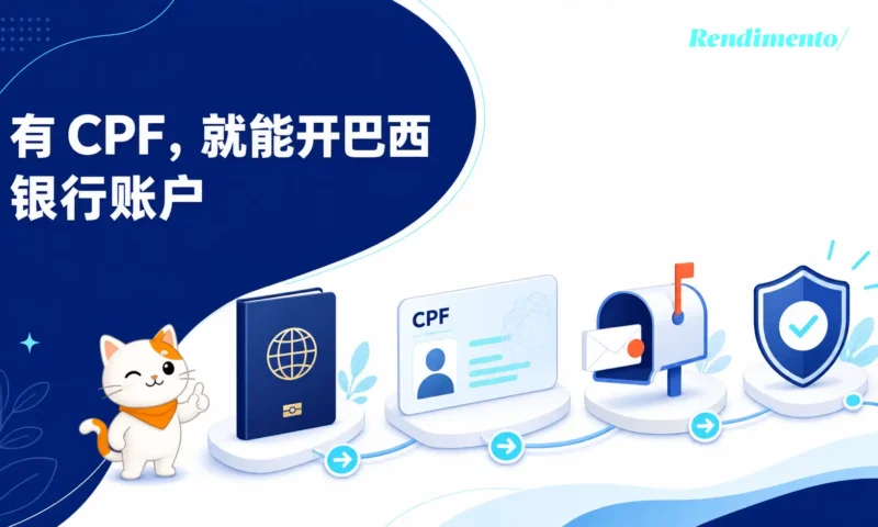 有 CPF，就能开巴西银行账户