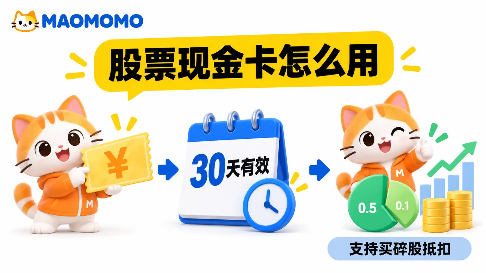 MAOMOMO 股票现金卡使用与碎股低磨损抵扣技巧